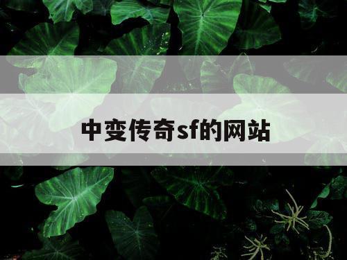 中变传奇sf的网站