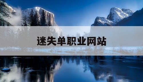 迷失单职业网站