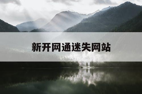新开网通迷失网站